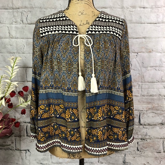les soeurs Jackets & Blazers - Les Soeurs Stunning BOHO Crochet Detail Kimono